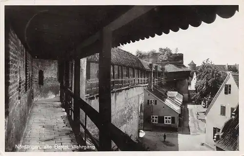 Nördlingen - Wehrgang und alte Bastei gl1933 155.798