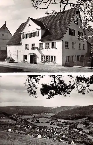 Oberschwandorf bei Nagold Gasthof Metzgerei Hirsch Panorama ngl 157.415