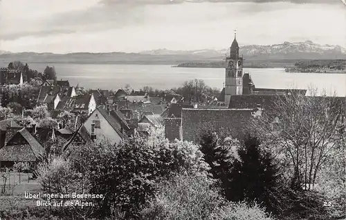 Überlingen am Bodensee Blick auf die Alpen gl1935 157.453