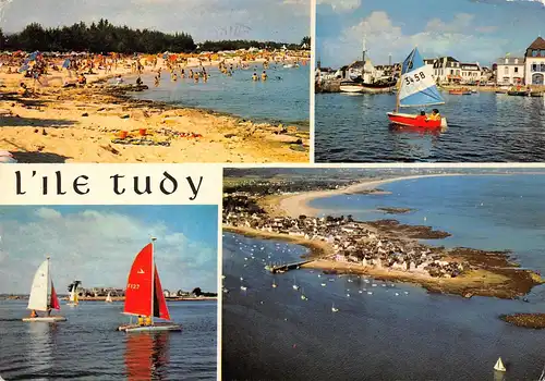 Bretagne Ile Tudy - La Grande Plage gl1976 155.362