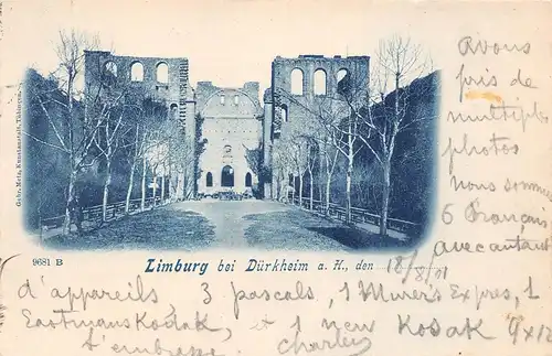 Limburg bei Dürkheim gl1901 156.520