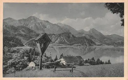 Kochelsee mit Herzogstand und Heimgarten ngl 155.026