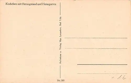 Kochelsee mit Herzogstand und Heimgarten ngl 155.026