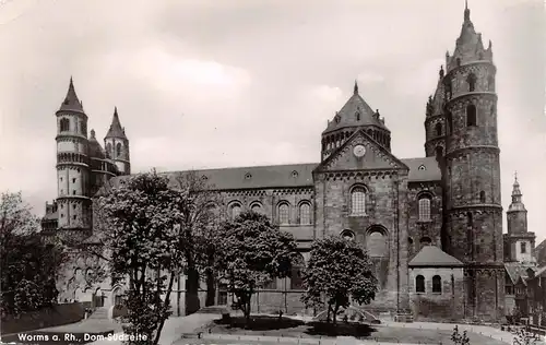 Worms am Rhein Dom Südseite gl1959 162.174