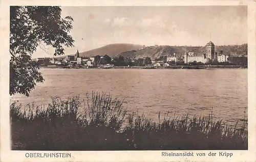 Oberlahnstein - Rheinansicht von der Kripp ngl 156.535