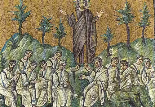 Ravenna, Basilica di S. Apollinare Nuovo, Getsemani ngl E0698