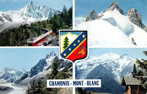 Chamonix-Mont-Blanc Mehrbildkarte gl1963 156.845