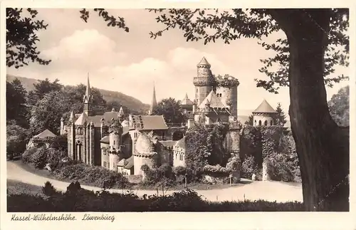 Kassel-Wilhelmshöhe Löwenburg gl1947 155.933