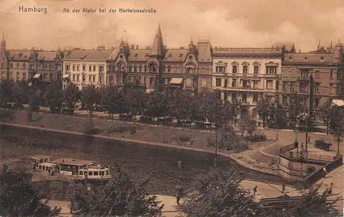 Hamburg An der Alster bei der Hartwicusstraße gl1921 161.798