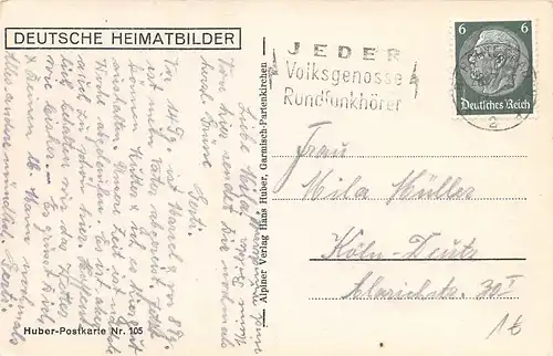 Der Königssee vom Malerwinkel gl1937 154.781