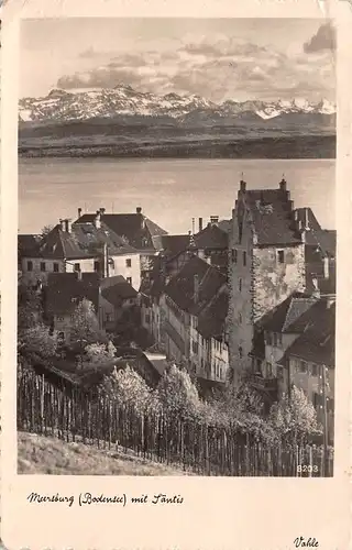 Meersburg (Bodensee) mit Säntis gl1938 157.454