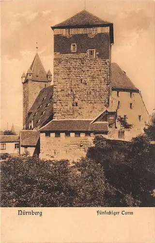 Nürnberg - Fünfeckiger Turm ngl 154.808