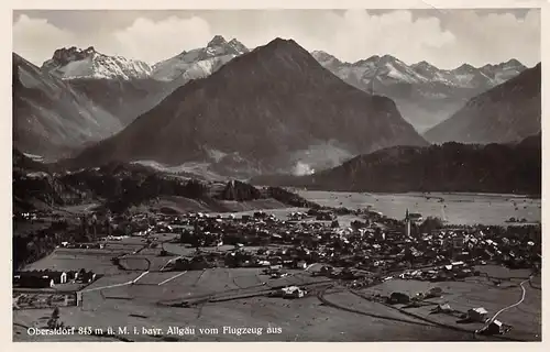 Oberstdorf im bayr. Allgäu Flugzeugaufnahme ngl 155.172