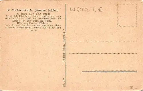 Hamburg - Michaelskirche genannt Michel ngl 159.379
