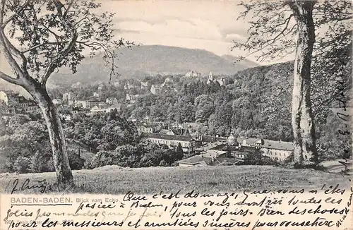 Baden-Baden Blick vom Echo gl1905 157.515