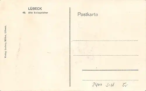 Lübeck Alte Salzspeicher ngl 161.923