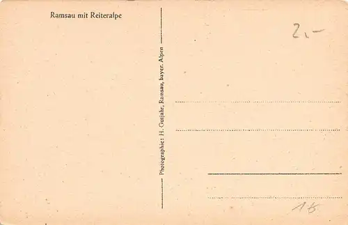 Ramsau mit Reiteralpe ngl 154.883