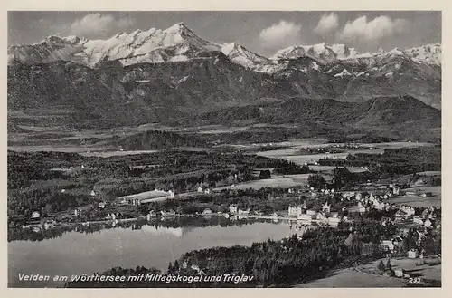 Velden am Wörthersee mit Mittagskogel und Triglav ngl E0726