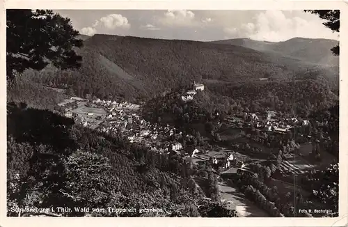 Schwarzburg vom Trippstein gesehen gl1943 162.538