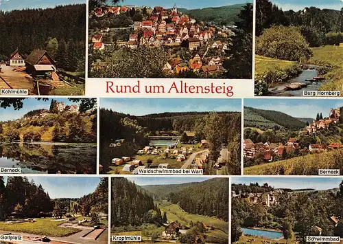 Rund um Altensteig, Mehrbildkarte gl1971? 155.414