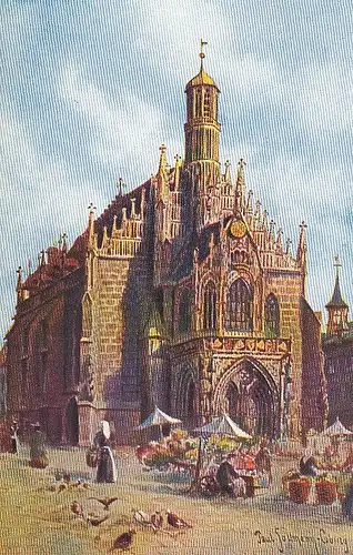 PAUL SOLLMANN Nürnberg Frauenkirche ngl D9755