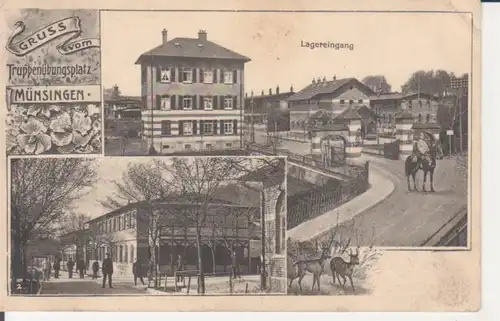 Truppenübungsplatz Münsingen Lagereingang gl1914 225.678