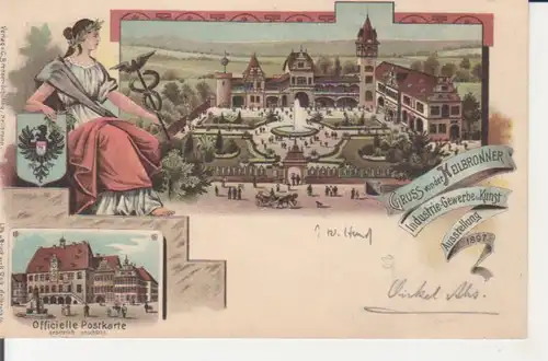 Heilbronn Gewerbe- und Industrie-Auststellung 1897 Ganzsache gl1897 223.982