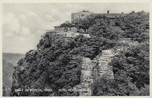 Thale im Bodetal, Harz, Hotel Hexentanzplatz ngl E0841