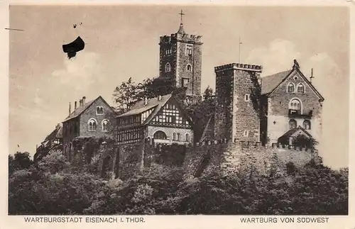 Eisenach Wartburg von Süd-West ngl 156.302