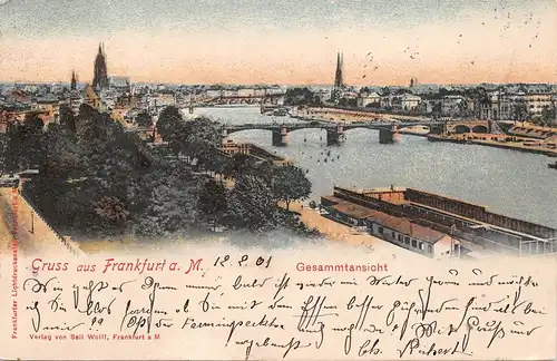 Frankfurt a.M. Stadtpanorama gl1901 161.973