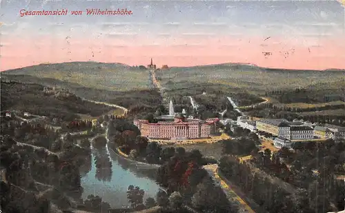 Kassel - Wilhelmshöhe Gesamtansicht gl1918 159.426