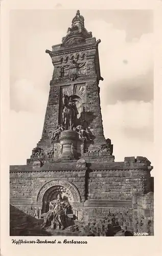 Kyffhäuser-Denkmal und Barbarossa ngl1955 157.995