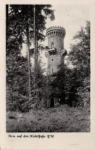 Ilmenau i. Sa. - Turm auf dem Kickelhahn im Thür. Wald ngl 158.004
