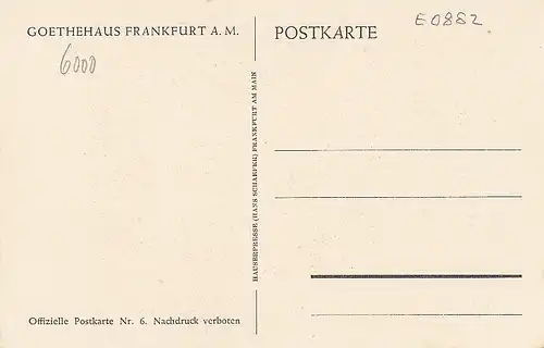 Frankfurt a. M. Goethehaus, Musikzimmer ngl E0882