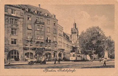 Pforzheim Bahnhofstraße gl1929 157.571