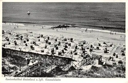 Nordseebad Westerland auf Sylt Himmelsleiter gl1957 156.192