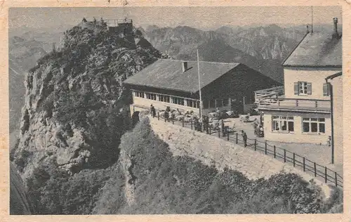 Berghütte: Wendelsteinhaus mit Zugspitze u. Allgäuer Alpen ngl 155.116