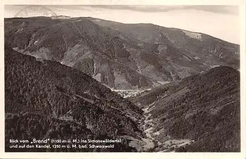 Blick vom Brend ins Simonswäldertal glca.1940 157.586