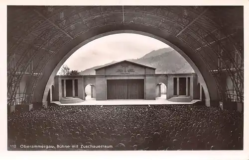 Oberammergau - Bühne mit Zuschauerraum ngl 155.199