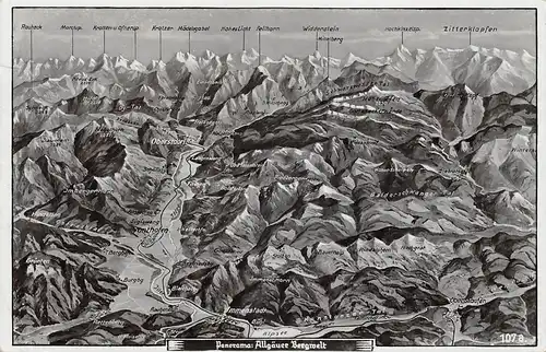 Panorama: Allgäuer Bergwelt gl1939 155.272