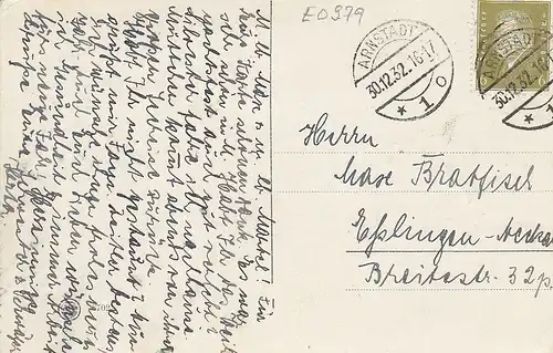 Neujahr-Wünsche Forsthaus im Winterwald gl1932 E0979