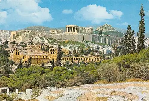 Athen: Gesamtansicht der Akropolis ngl 155.373