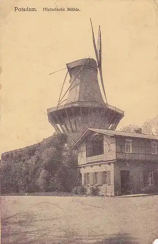 Potsdam, Historische Mühle feldpgl1914 E1025
