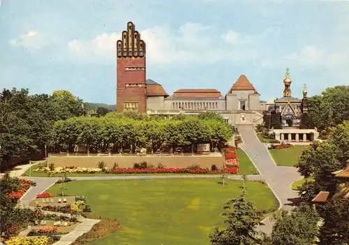 Darmstadt Russische Kapelle und Hochzeitsturm gl1965 155.425