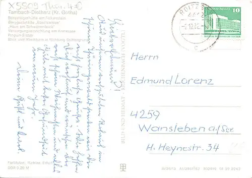 Tambach-Dietharz im Thür. 6 Ansichten gl1982 157.962