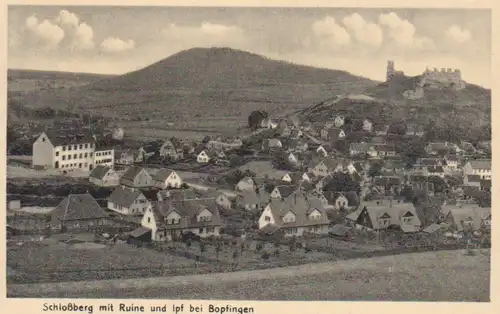 Schloßberg mit Ruine und Ipf bei Bopfingen gl1942 224.201