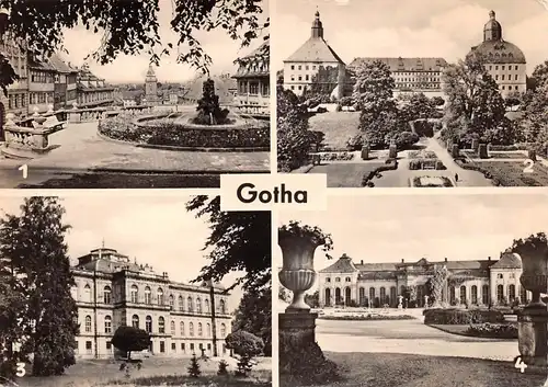 Gotha Teilansichten Mehrbildkarte glca.1970 155.919