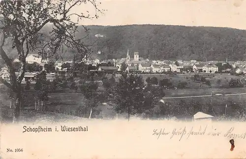 Schopfheim im Wiesenthal Panorama gl1905 157.745