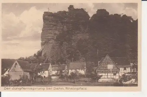 Dahn (Pfälzische Schweiz) Jungfernsprung gl1928 225.954