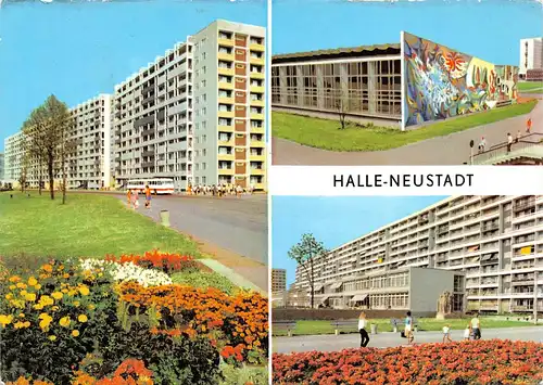 Halle/Saale Neustadt Teilansichten gl1973 159.007